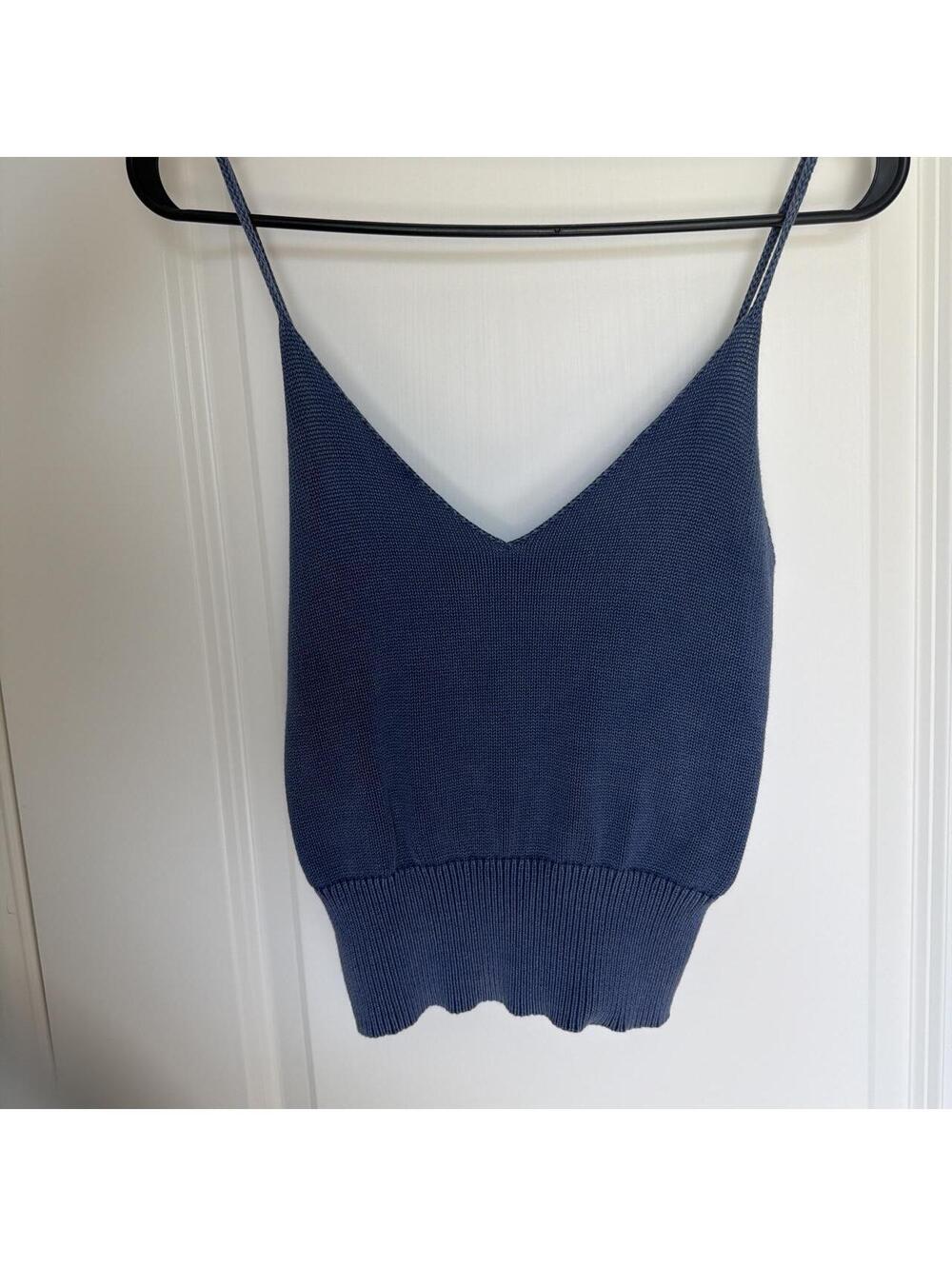 Dillard's Women's Blue and Navy Vests-tanks-cami